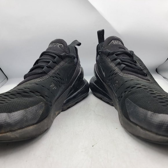 Nike Air Max 270 Mens 8 Triple Black Sneaker Shoes Casual Outdoors AH8050-005 - Picture 3 of 14